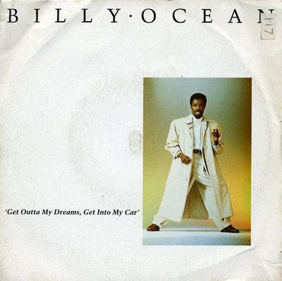 7-дюймовая пластинка BILLY OCEAN Get Outta My Dreams Get Into My Ca 45 оборотов в минуту JIVE 1988 Япония SoulFunk Б/у