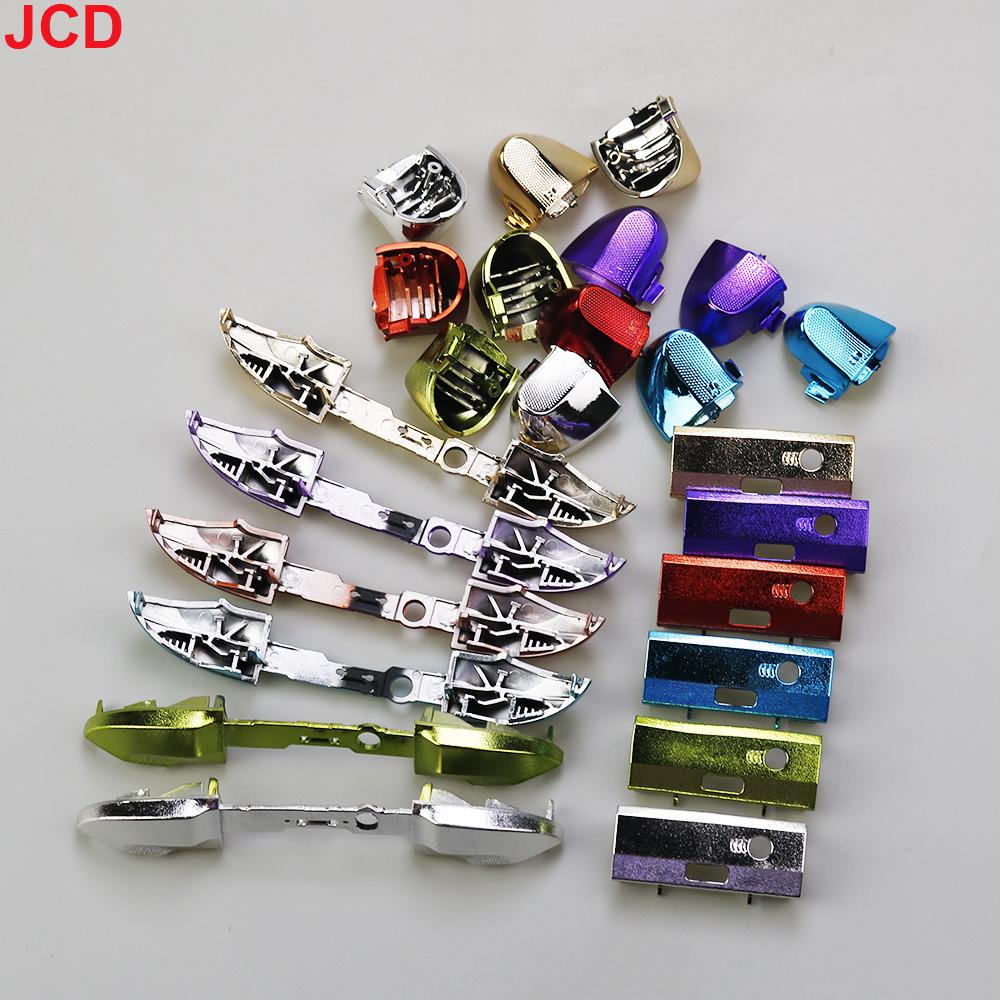 JCD1set For Xbox Series X S XSX XSS Controller Electroplated RB LB Bumper RT LT Trigger Button Middle Bar Holder Repair Parts