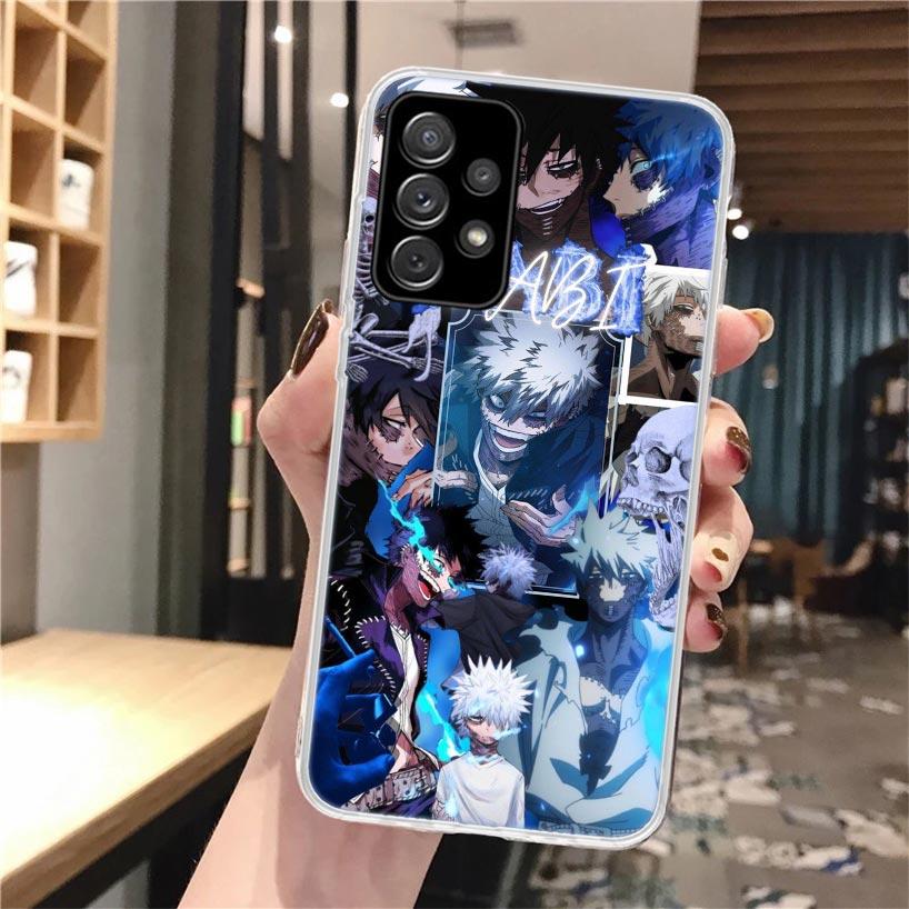 Dabi MHA Моя геройская академия МХА Мягкий чехол для телефона для Samsung Galaxy A52 A42 A32 A12 A22 A51 A50S A30S A20S A10S A71 A41 A31 A21S A40 A