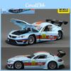 Модель гоночного автомобиля BMW M4 GT3 из сплава со световым и звуковым эффектом для подарка и коллекции