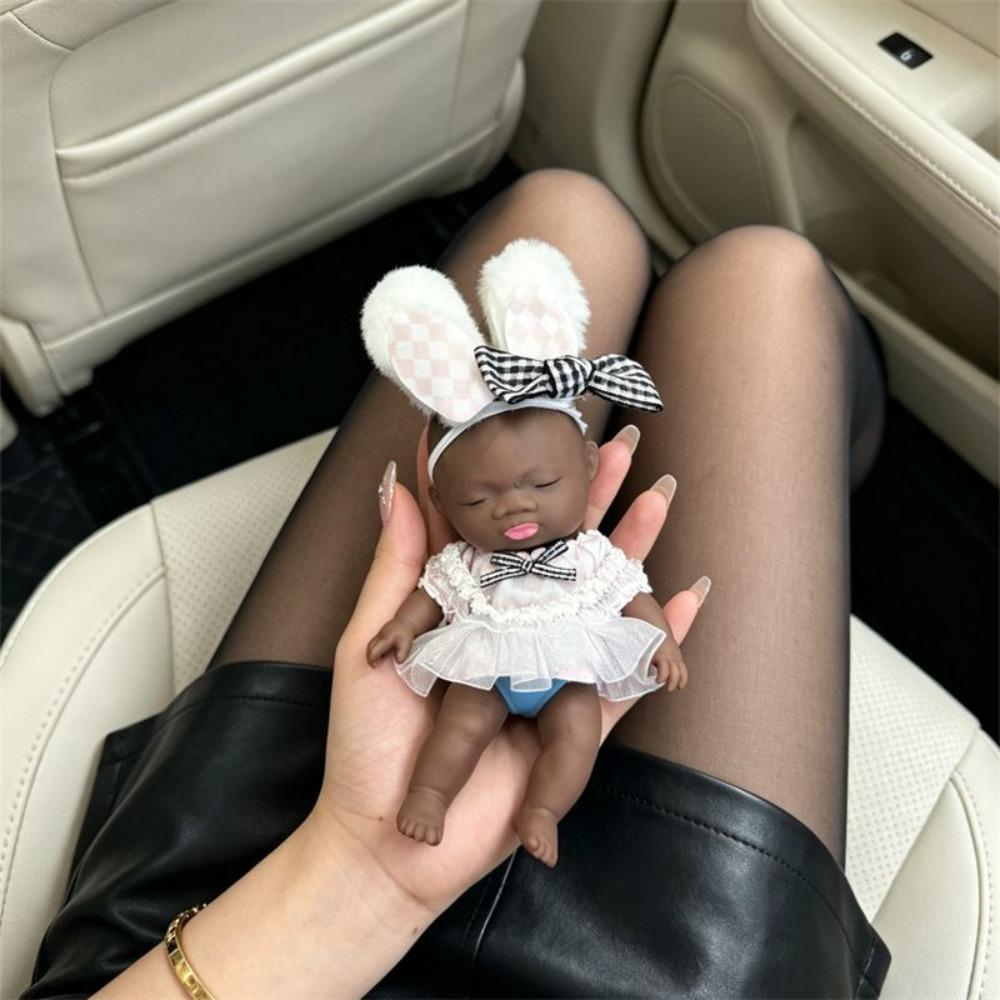 Hand Relax Black Skin Squishy Desk Home Ugly Doll Toy Creative Natasha Squeeze Doll Festival Gifts