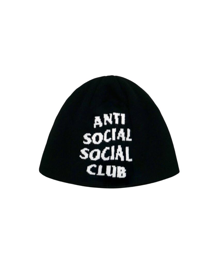Шапка-бини BASECREAM X с логотипом Anti-Social Social Club, черная