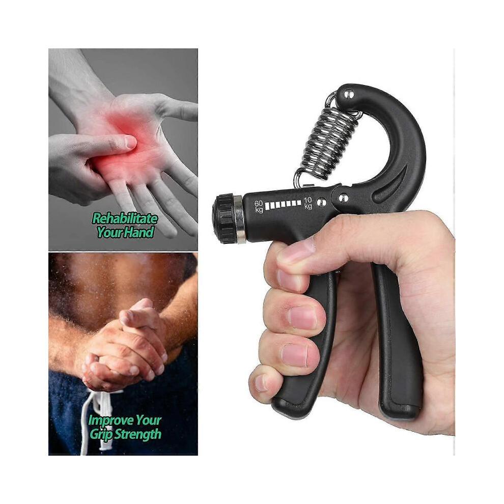 Grip Strength Trainer, Hand Grip Strengthener, Adjustable Resistance 22-132lbs (10-60kg), Non-slip less