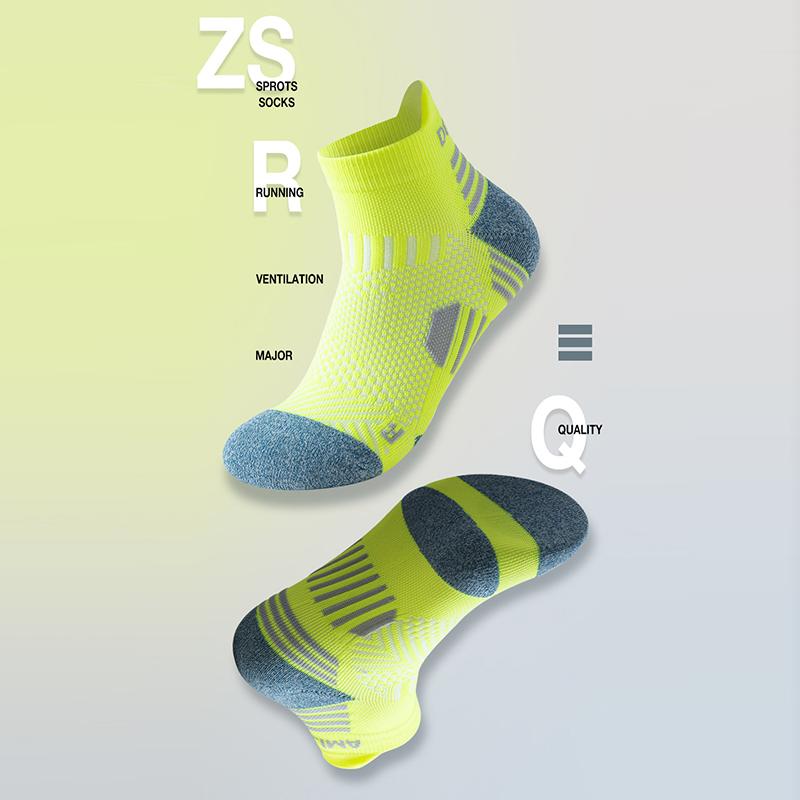 Профессиональные носки для марафона для бега для мужчин и женщин, спортивные, фитнес-носки, утолщенные, мягкие, короткие, с низким вырезом, лодочки, носки Professiona