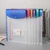 6 Pcs PP Binder Folders A4 Punched Pockets Perfect Label Loose-Leaf  School