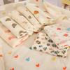 Soft Cotton Newborn Wrap Blanket Double-Layered Baby Quilt Soft Gauze Wrap Blanket  For Newborn