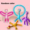 4pcs Extendable Giraffe; Suction Cup Extendable Tube Toy; Children's Suction Cup Toy; Bathroom Toy,bedroom Toy (4 Colors Random)