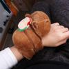 Серия браслетов с капибарой-грызуном, имитация капибары, плюшевый браслет на запястье, рождественская игрушка
