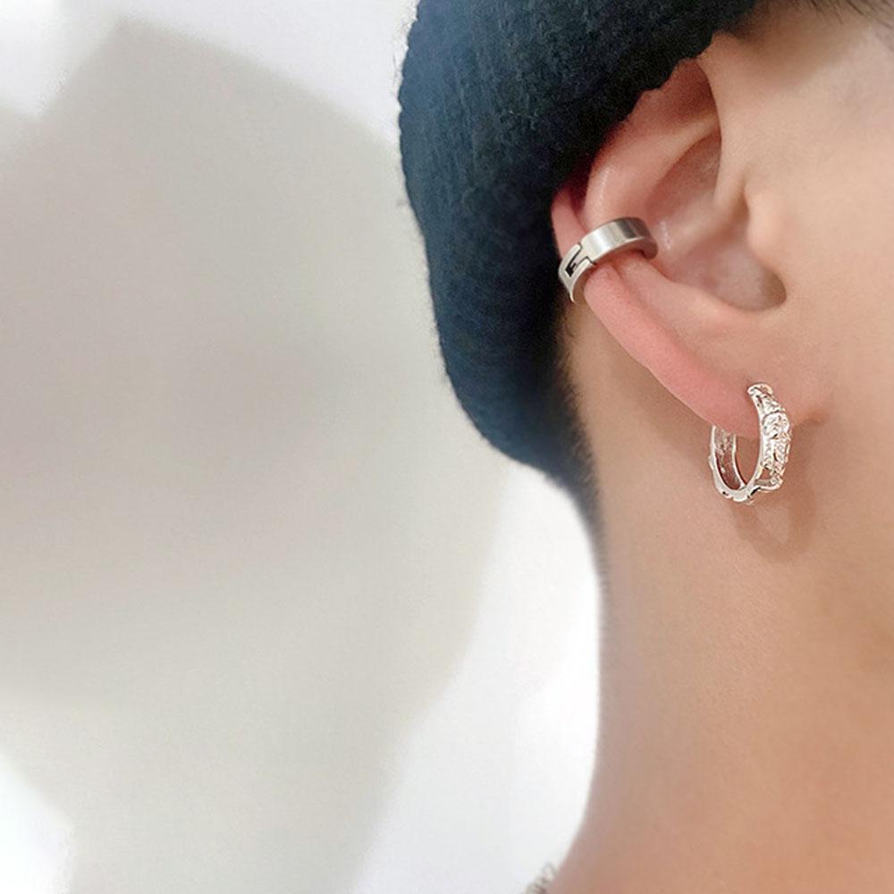 Высокое качество рок-ролл хип-хоп тигр резные серьги-гвоздики серьги-гвоздики ювелирные изделия в стиле панк мужские серьги-кольца