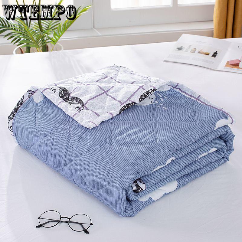 Летнее прохладное одеяло с кондиционером, двухслойное летнее детское тонкое одеяло, весеннее и осеннее одеяло, основа