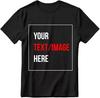 Personalized Custom T-Shirt Customized W, Photo, Text, Logo DTG On Gildan Shirts