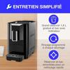 Machine Expresso broyeur - CONTINENTAL EDISON - CECFAUTOB - 19 Bar - 1450 W - Noir