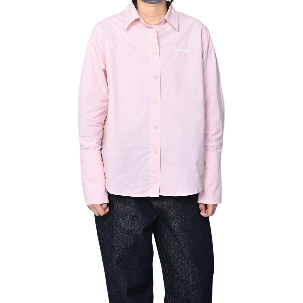 Converse Shirts Women's Pink Lapel Moderate WCJ447-AJK
