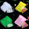 Promotional Gift Pouches Wedding Jewelry Packaging Bags Organza Bags Party Decoration Gift Wrapping 50PCS/Lot Drawable Bags Popular Beauty Handmade