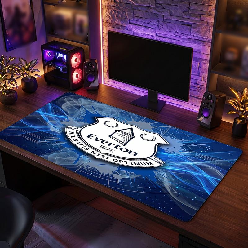 Игровой коврик для мыши Everton Football Print, большой, противоскользящий, расширенный, для офиса, дома