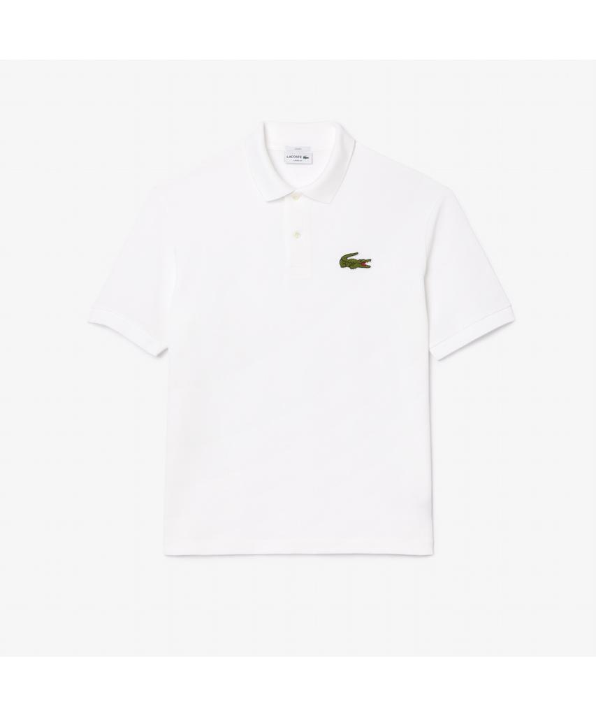 LACOSTE Men'S Boucle Branding Loose Fit Short Sleeve Polo Shirt Ph2751-55G 001