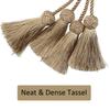 1 шт. Кисточка Подхват для штор DIY Золотое украшение Полиэстеровая веревка Подхваты для штор Веревочный держатель Плетение Аксессуары для гостиной