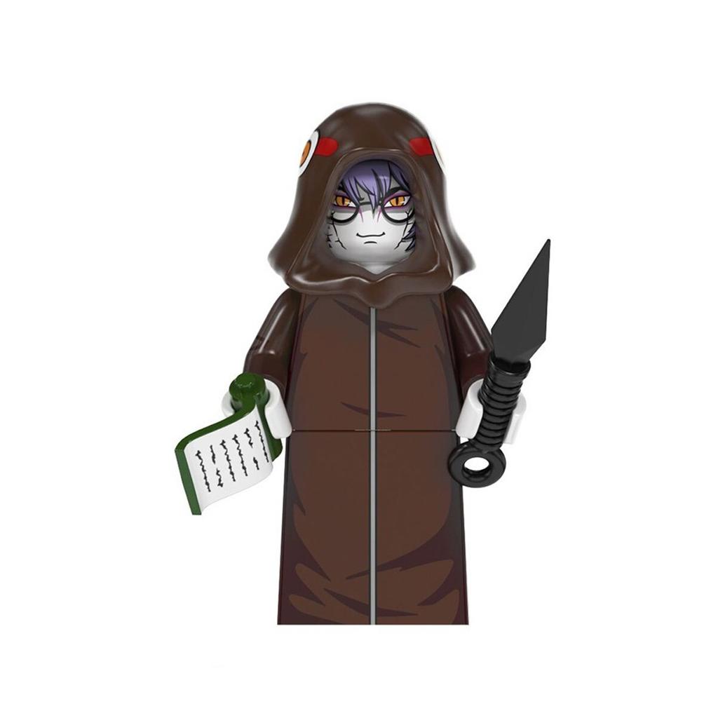 Cartoon Ninja Series Minifigures Naruto Uzumaki Children Assembled Building Block Doll Toys For Kids Educational