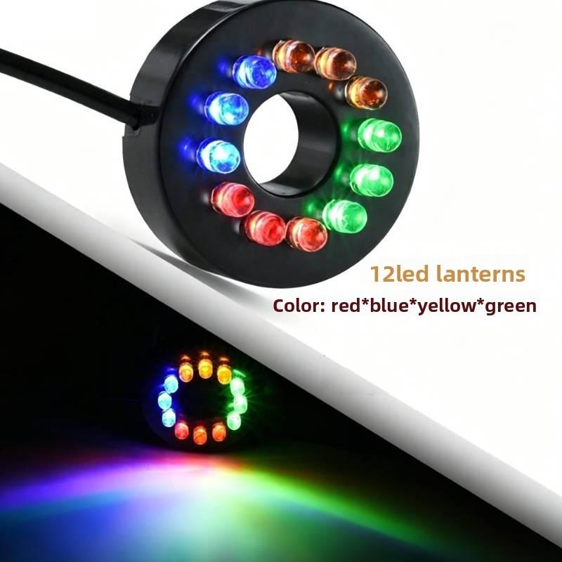 Water Fountain Led Light With Changing Leds For Aquarium Decor And Fish Tank Ambience