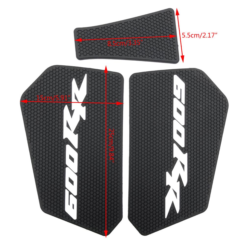 Knee Protector Rubber Traction Tank Pads for CBR600RR 2020 2021 2022 2023 Motorcycle Fuel Tank Knee Pads Decal Sticker