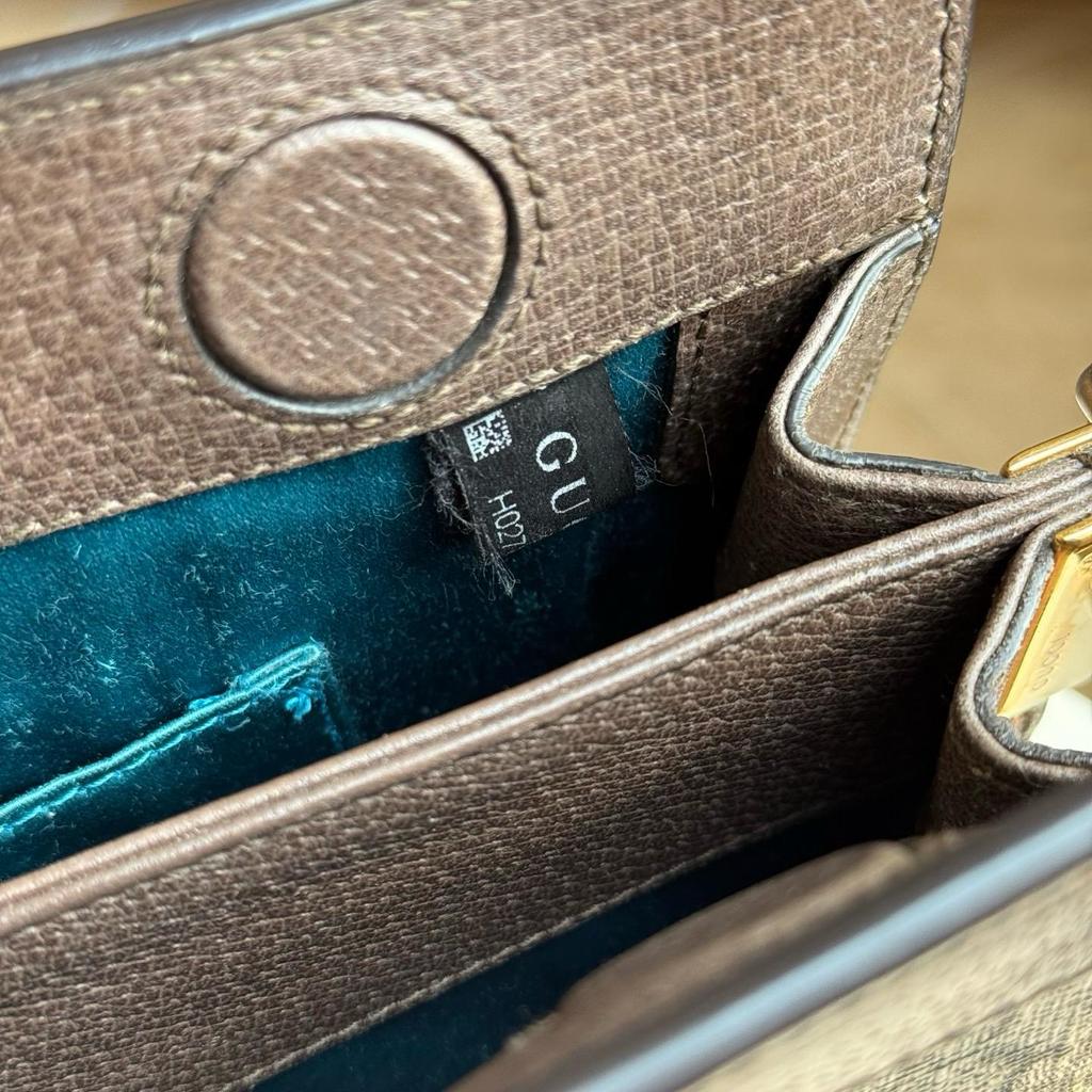 [Б/У] Маленькая сумка через плечо Gucci Ophidia 'GG Supreme' - Очень хорошее состояние #G58HT3