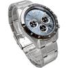 Мужские кварцевые часы Seiko с хронографом SBTR027 Сине-серый металлик 1/5 секунды