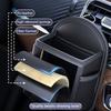 1 шт. Кожаный держатель для телефона на воздуховоде автомобиля и сумка для хранения - Органайзер для салона автомобиля с модным держателем для очков, Многофункциональный аксессуар для приборной панели