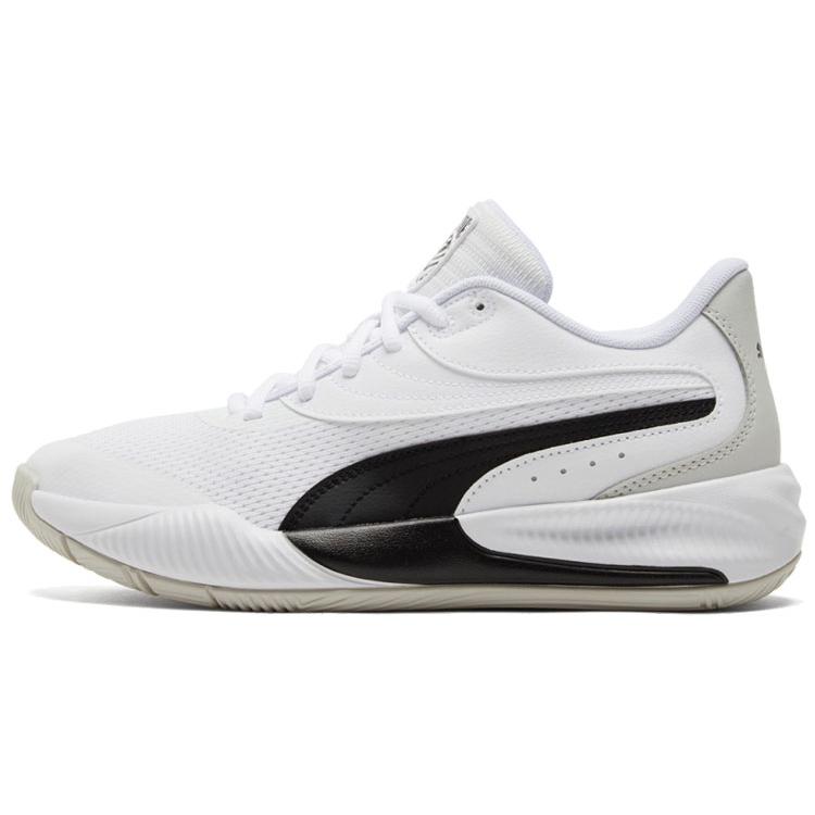 Puma Triple Basketball 'White Black' (Unisex) White / Black Basketball Shoes 195217 06
