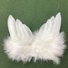 Белый винтажный перо крыло милый шикарный ангел рождественская елка украшение подвесное украшение для дома/вечеринки/свадьбы украшения валентинки