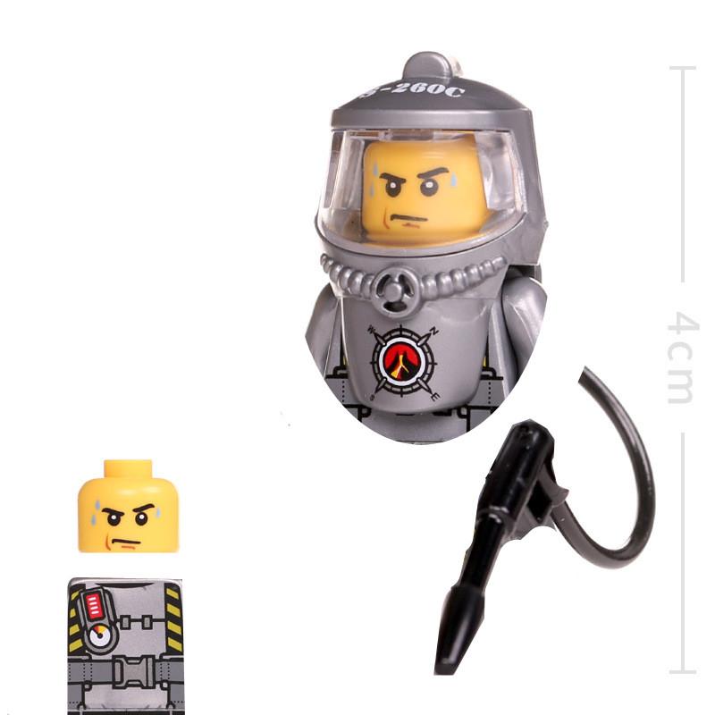 Набор Строительные Блоки MOC Игрушки Подарки Для Детей Модель Зомби в Защитном Костюме PG8081