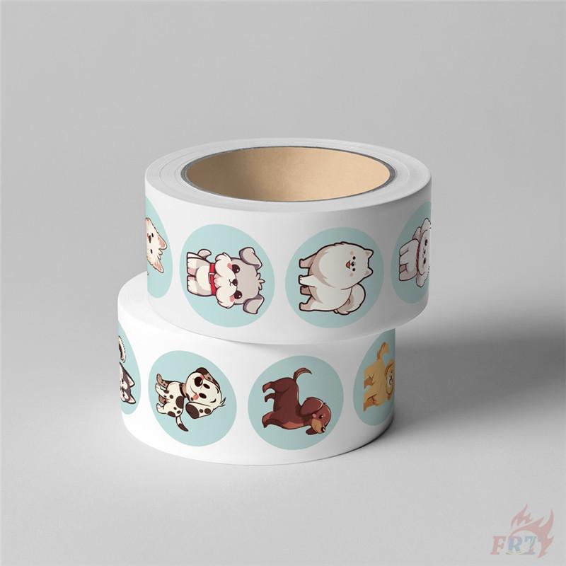 500 шт./рулон Q Pet Dogs Kids Rewards Stickers - DIY Scrapbooks Декор Альбом Запечатывание Этикетки Наклейки