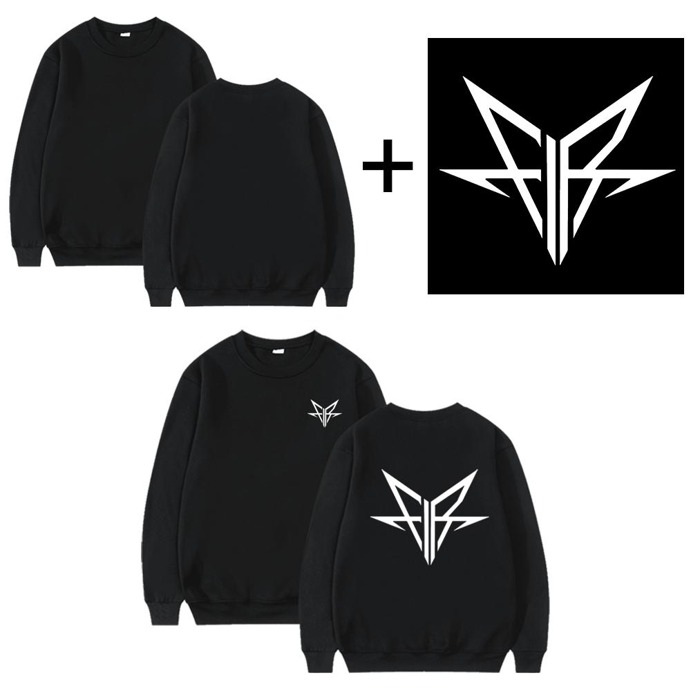 Сделай сам Кастомизируй Логотип Своего Бренда Унисекс Тренд Повседневный Топ Кастомный Пуловер с Круглым Вырезом Персонализированная Толстовка Кастомный Подарок Шопинг