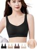 Bra Flexible Jelly No Seamless Bra That Makes You Look Smaller No Movement No Tightness High Side Design Beautiful Breasts and Back Breathable Elastic
