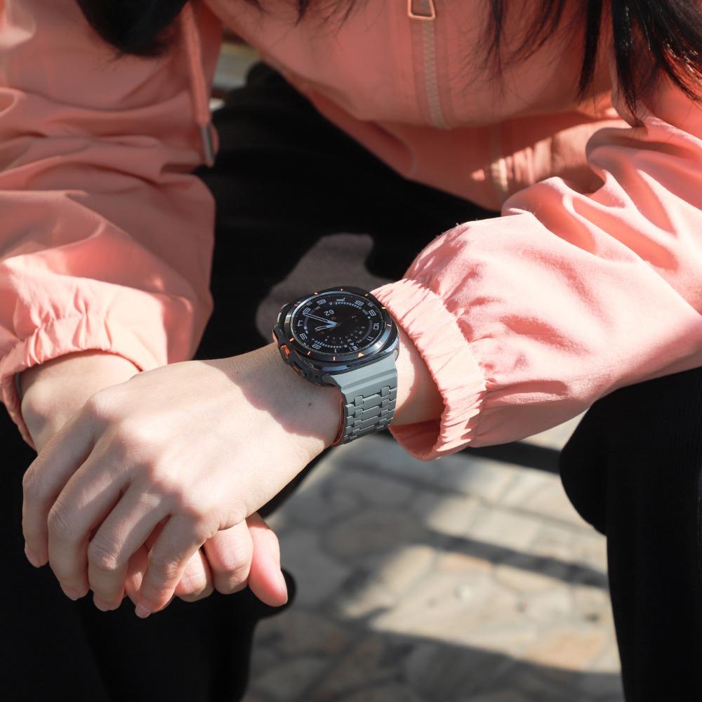 Магнитный петлевой ремешок для Samsung Galaxy Ultra Watch 2025 Силиконовый спортивный ремешок для GALAXY ultra 7 WATCH 47MM Мужской Браслет без зазоров