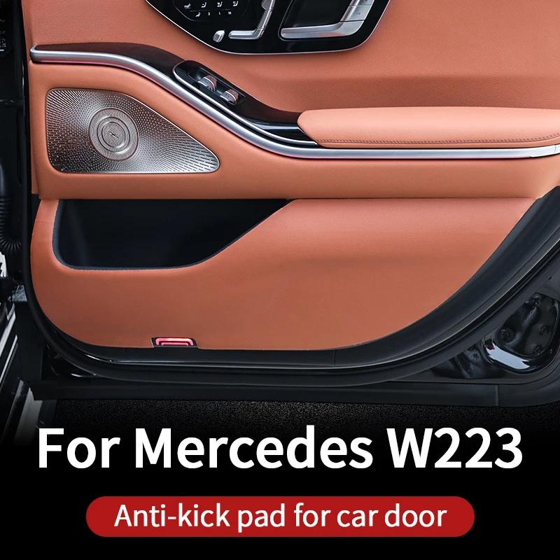 Накладки на пороги для ~2024 Mercedes w223 S-класса 400 450 550 480 аксессуары
