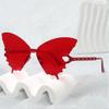 Персонализированные солнцезащитные очки-бабочки, универсальные, женская модная большая оправа, тонкие модные солнцезащитные очки