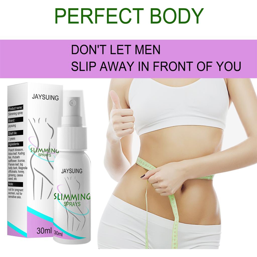 JAYSUING 30ml Slimming Spray Body Fat Burning Tightening Arms Abdomen Tights Hips Legs Thin Spray