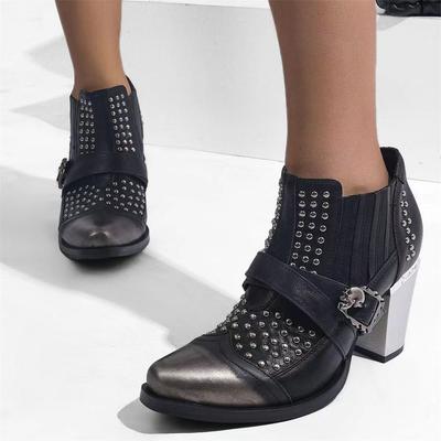Бренд Большой Размер Винтаж y2k Стиль Ботинки Ретро Черные Ковбойские Сапоги Женские Высокие Каблуки Ретро Западные Ботинки Высокое Качество Обувь
