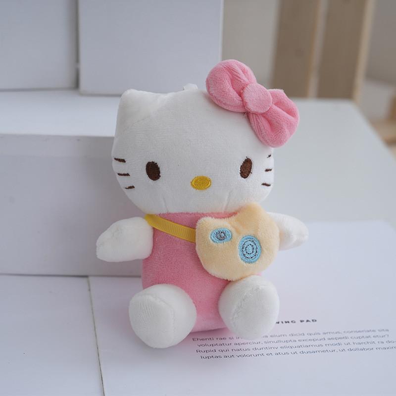 Cute Kitty Plush Toy Pp Cotton Soft Stuffed Animal Keychain For Bags Kids