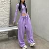 Women Sweatpants Oversized Y2k American Vintage Hip Hop Style Casual Wide Leg Sports Trousers Female Korean Streetwear