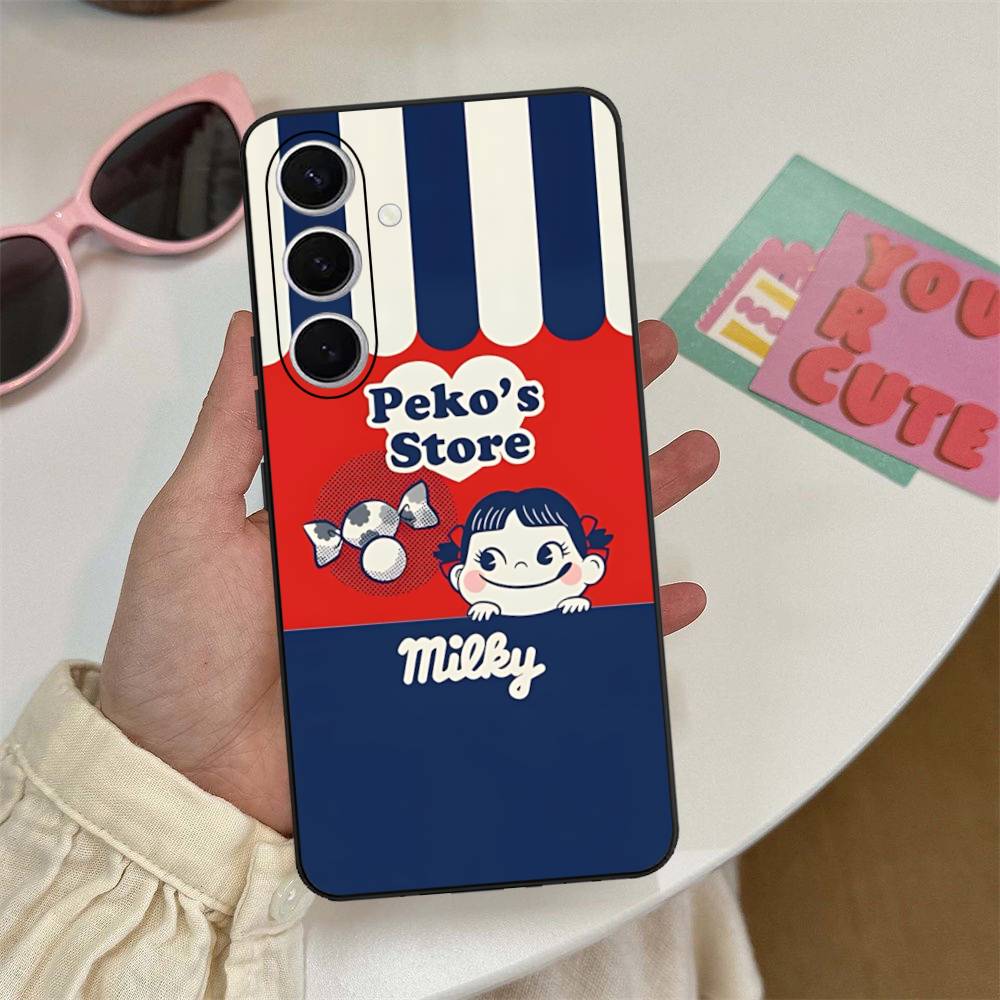 Бренд P-peko Chan Милая Девочка Чехол для Телефона Для Samsung S 24 Fe 25 Ultra Plus 20 Lite 21 30 22 23 24 22 Ultra 5G Fundas