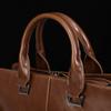 New Men's Handbag Horizontal Korean Men's Bag Shoulder Messenger Business Computer Briefcase Retro Trendy Bag
