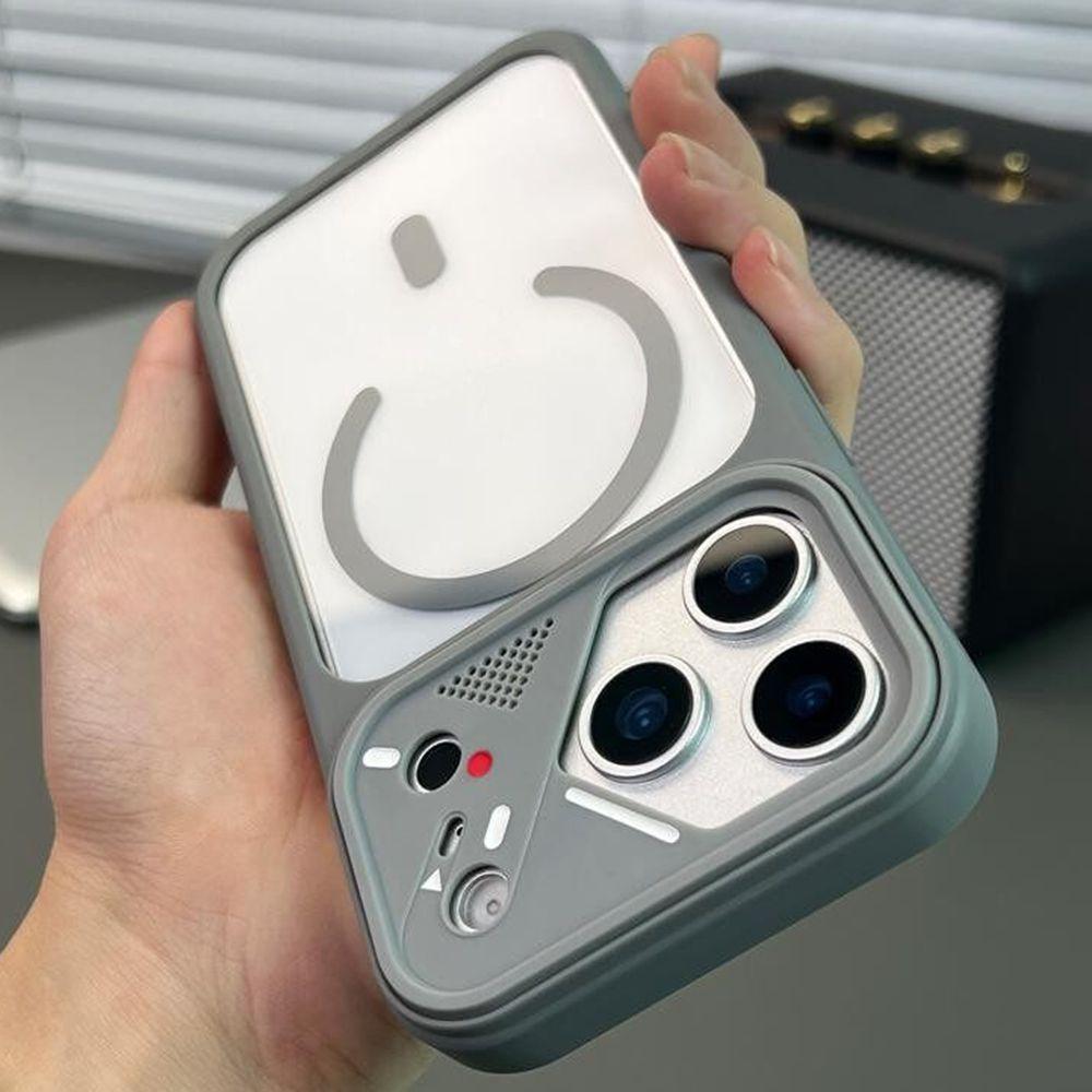 Luxury Soft Frame For Magsafe Clear Acrylic Case For iPhone 17 Pro Max Air 16 Funda 15 14 13 12 Pro Max 11 Shockproof Hard Cover
