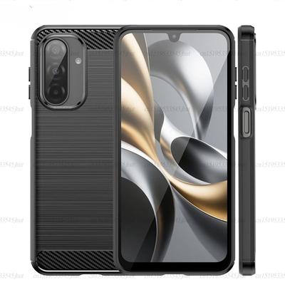 Для чехла Samsung Galaxy A17 Противоударный Мягкий ТПУ Силиконовый Чехол из Углеродного Волокна Для Samsung Galaxy A17 A07 Чехол Для Чехла Samsung A17