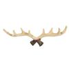 3X Vintage Deer Antlers Wall Hooks - 28Cm Wall Mounted Clothes Hanger Coat Rack Key Holder For Decorative Wall Hook,A