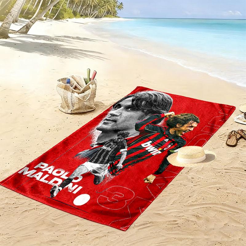 Milan Print Beach Towel, Large Soft Quick Dry Towel for Beach Camping Swimming