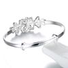 New Push-pull Pattern Bracelet Female Silver-plated Flower Fashion Bracelet Fashion Ethnic Happiness Flower Bracelet
