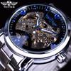 Blue Ocean Fashion Casual Designer Stainless Steel Men Skeleton Watch Mens Watches Top Brand Luxury Automatic Watch Clock