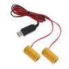 USB 5V2A до 1,5V1A LR14 C Кабель для устранения батареи Удобный шнур-адаптер питания от батареи-пустышки для игрушечных часов