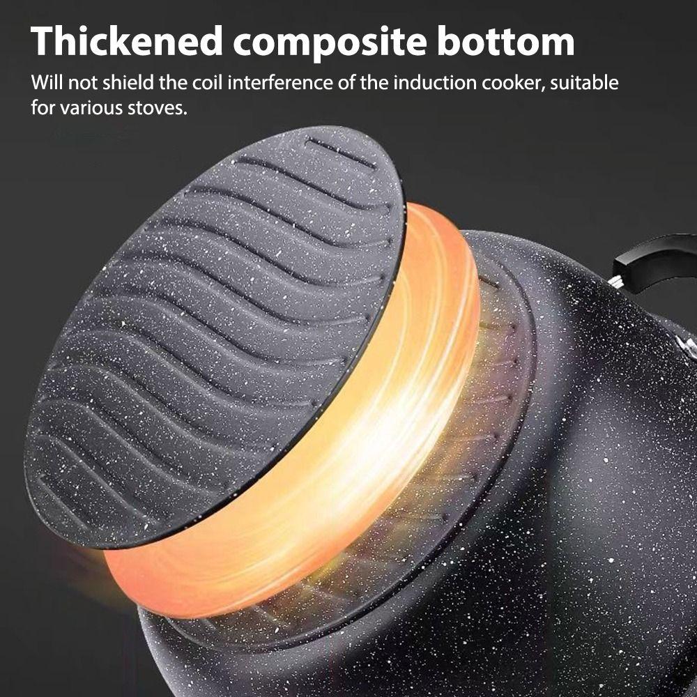 Non-stick Soup Pot Two Ears Kitchen Cooking Universal Cookware Gas Induction Cooker